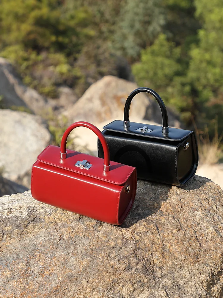 Luxury Minimalist White Leather Crossbody Bag for Women