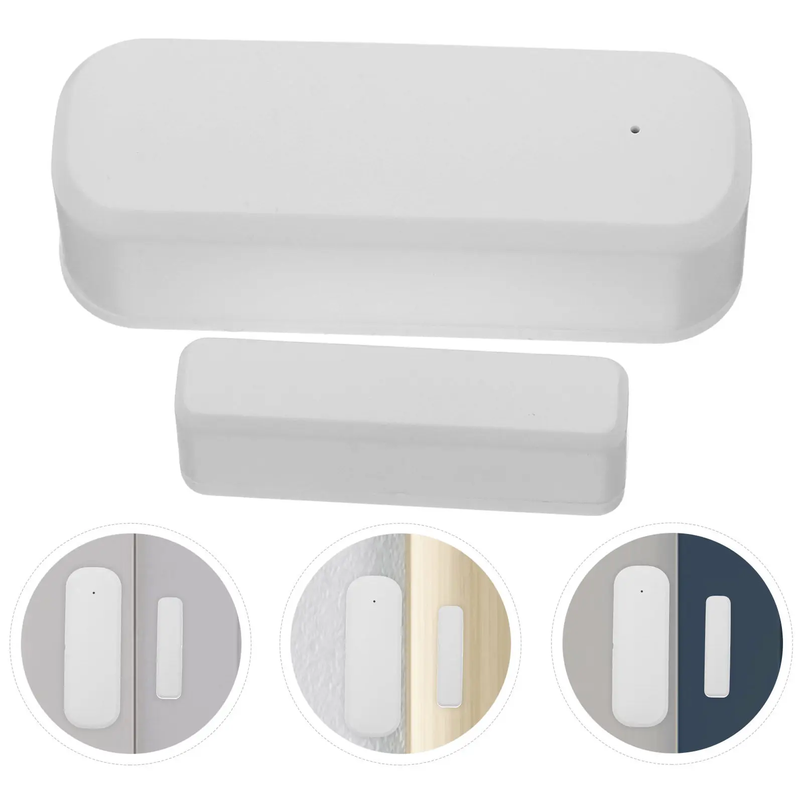

1Set Door Magnetic Alarm Sensor for Home Security Easy Install Adhesive Window Door Alarm Loud Sound for Office Shop
