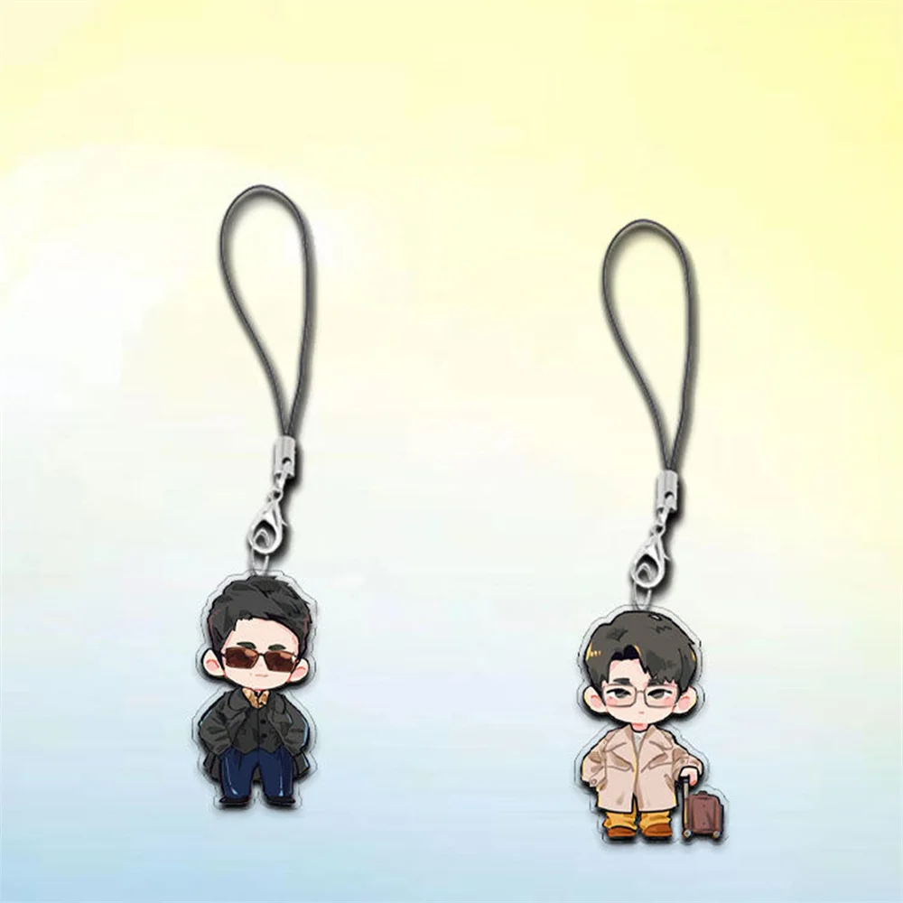 TV Series The First Shot Zhengbei Guyiran Cosplay Keychain Acrylic Phone Chain Figure Pendant Key Chain Keyring Bag Accessories