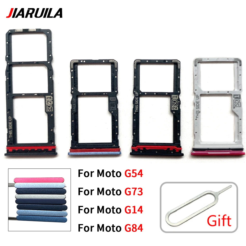 NEW SIM Card Socket Slot Tray Reader Holder Connector Micro SD Adapter Container For Motorola Moto G14 G54 G73 G84