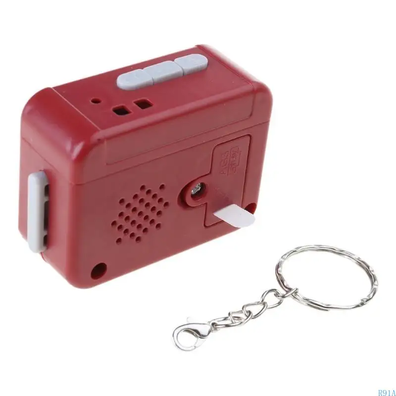 R91A Pocket Restro Music Player Miniature Recorders Кейринг