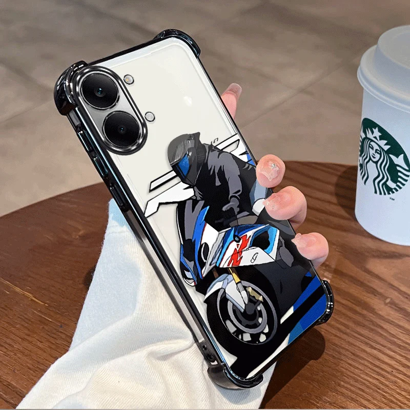 Housse de protection plaquée pour Xiaomi Poco X8 Pro Max 5G, étui flexible en TPU, résistant aux chocs aux quatre coins, motif papillon