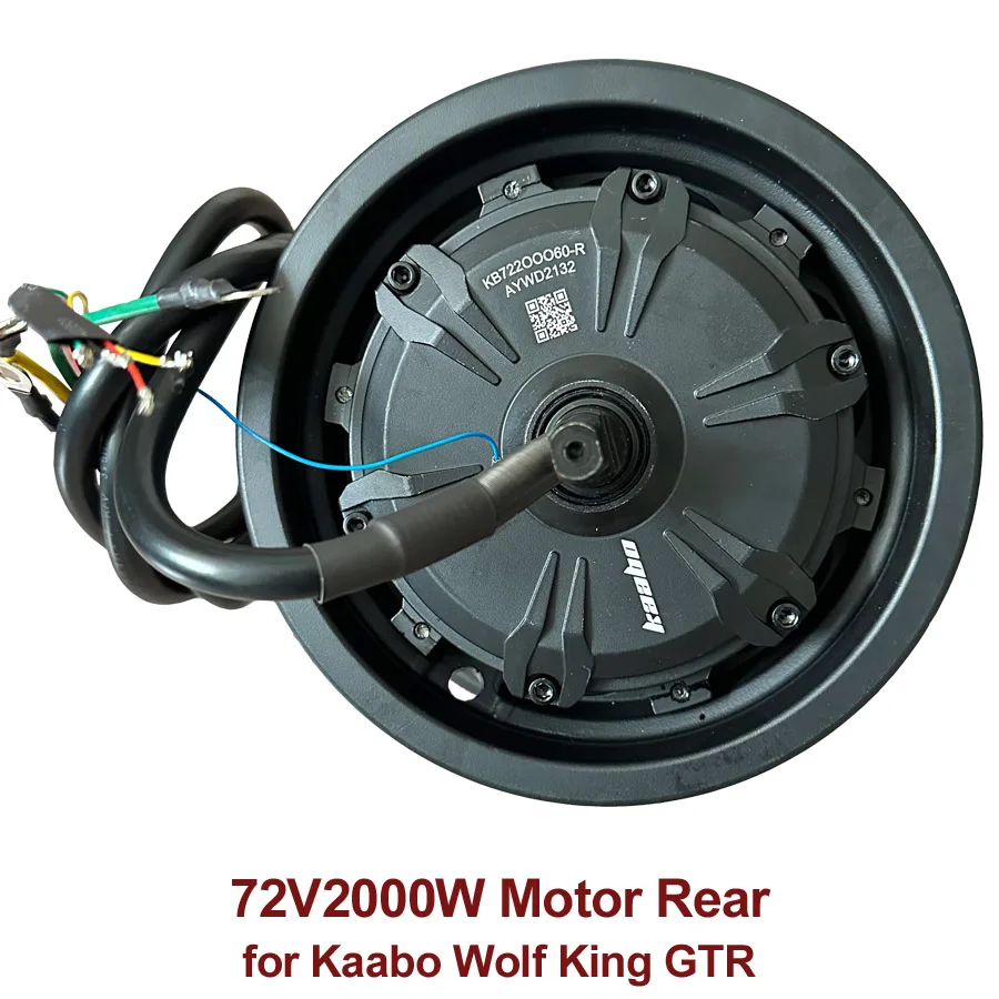 GTR 72V2000W 12inch Motor Power Engine Hall Front Rear 2000W for 72V Kaabo Wolf King GTR Electric Scooter Original Parts