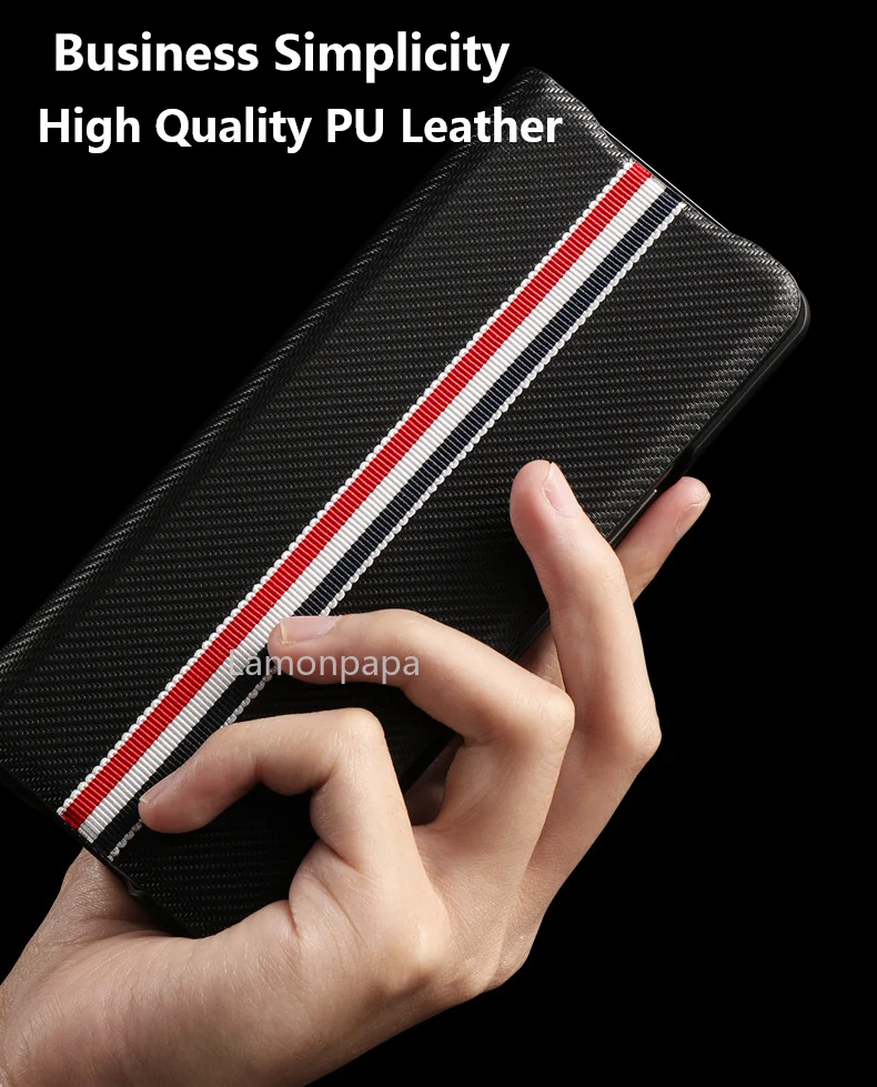 Luxury PU Fiber Case for Samsung Galaxy Z Fold 3 5G Cover Business All-inclusive Shockproof Shell for Samsung Z Fold 2 Case