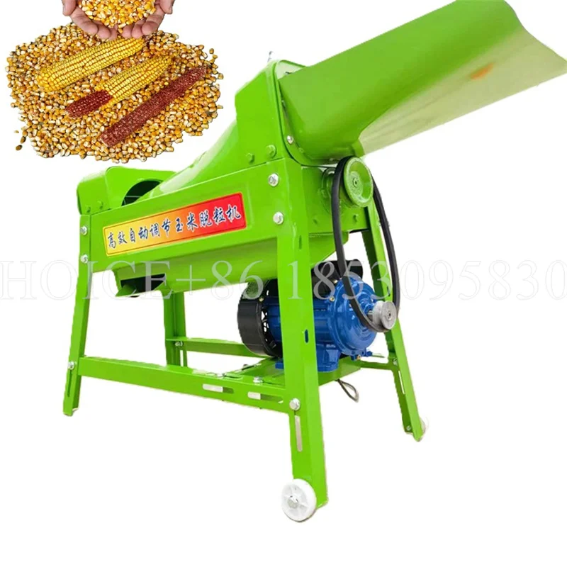 Automatic Electric Corn Thresher Corn Device Peeling Corn Machine Feed In Type Corn Thresher for African Agricultural Gasoline