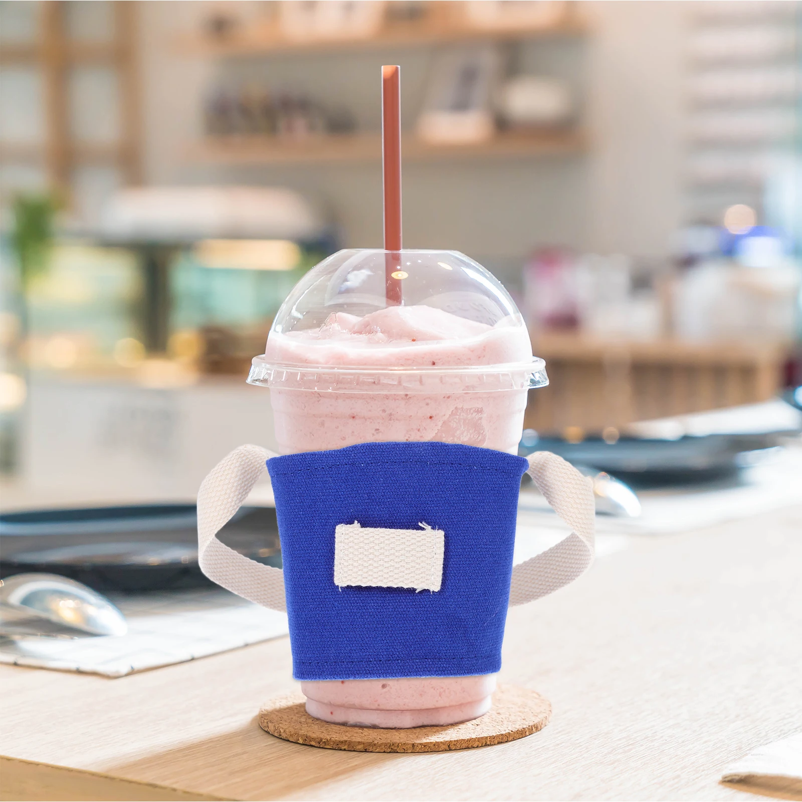 

Многоразовая парусиновая сумка с рукавами для кофе, сумка для чашки чая с молоком, защитный рукав для кофейной чашки для холодных напитков