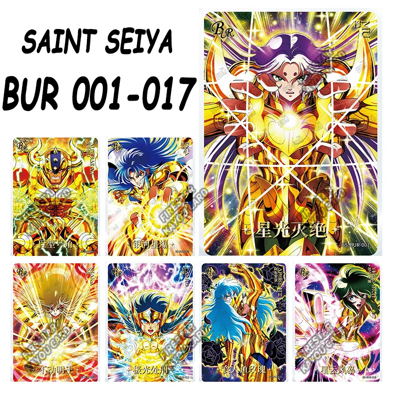 New KAYOU Saint Seiya 3 BUR Series Athana Hades Collection Card Limited Edition Anime Collection Card Children's Toys Gift