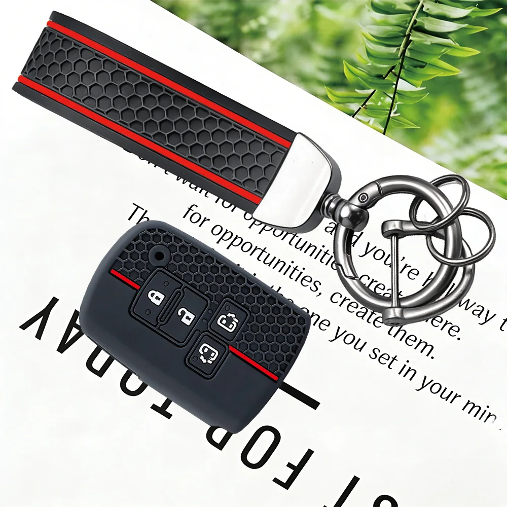2025 New Silicone Car Key Fob Cover for Toyota Sienta Alphard Voxy Noah Esquire Harrier Vellfire Rubber Auto Remote Case Holder