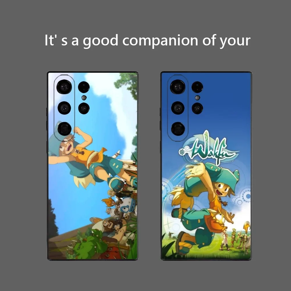

Popular Animation W-Wakfu Phone Case For Samsung Galaxy S25 Ultra S22 S23 S24 Ultra S21 S20 5G Protective Soft Silicone TPU Fu