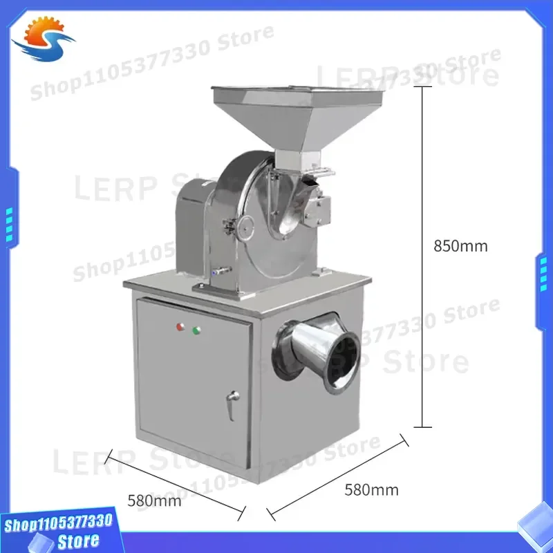 LFJ-18B Electric Coffee Grinder Stainless Steel 304 Herbal Grain Mill Large Capacity Gold Color Home Kitchen Appliance for