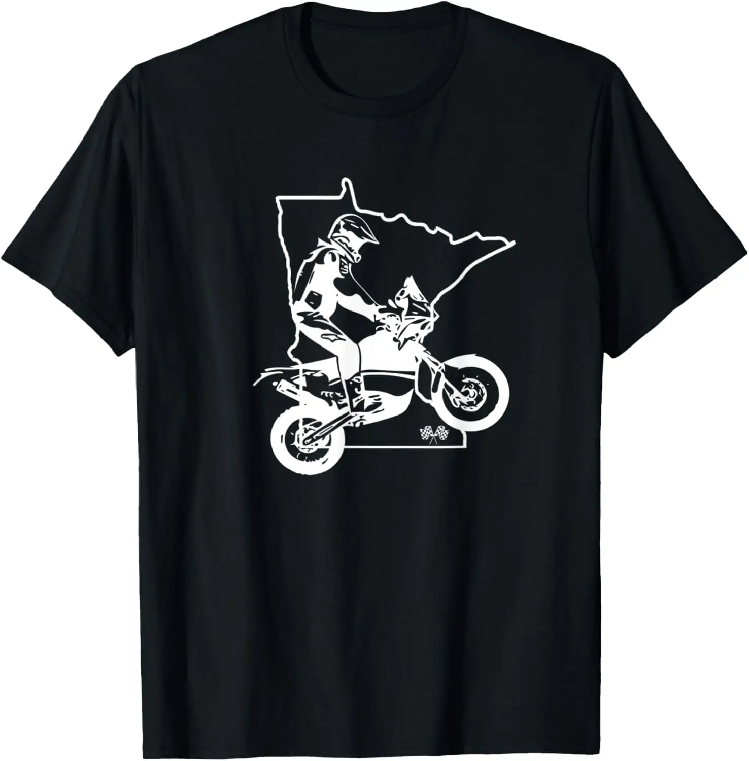 Minnesota Dirt Bike Racing Motocross Enduro Racing T-Shirt