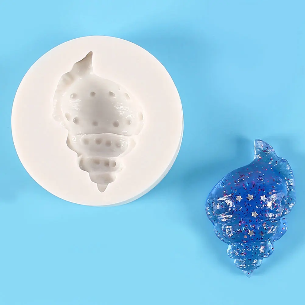 3 قطعة قوالب السيليكون محارة حجم صغير سهلة التنظيف Crafts بها بنفسك الحرف صنع قالب للمجوهرات ديكور المحيط تحت عنوان المشاريع اليدوية #1