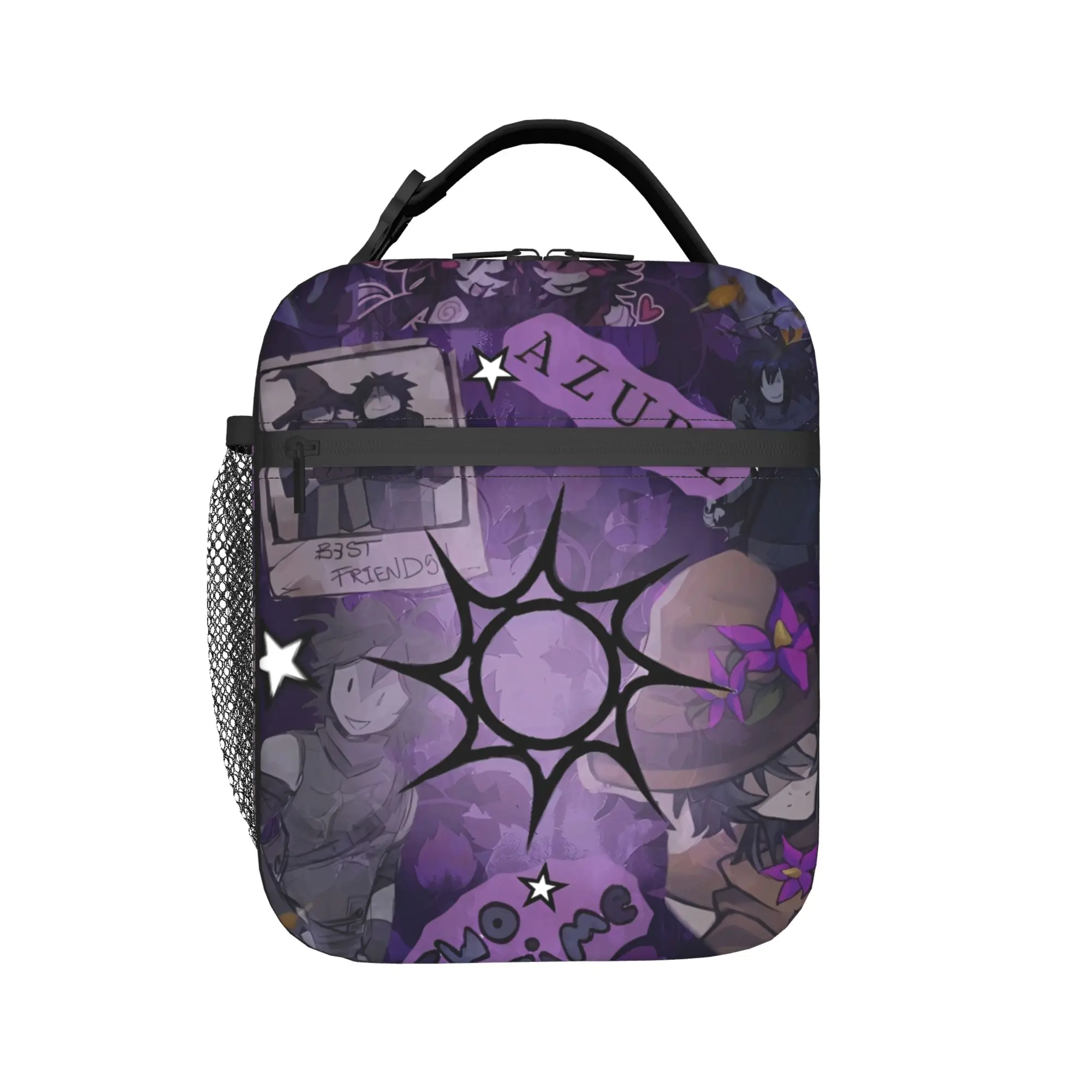 Forsakens Azuretime Anime Insulated Lunch Bags Cooler Bag Reusable,Meal Container Large Tote Lunch Box Food Bag Office  Travel