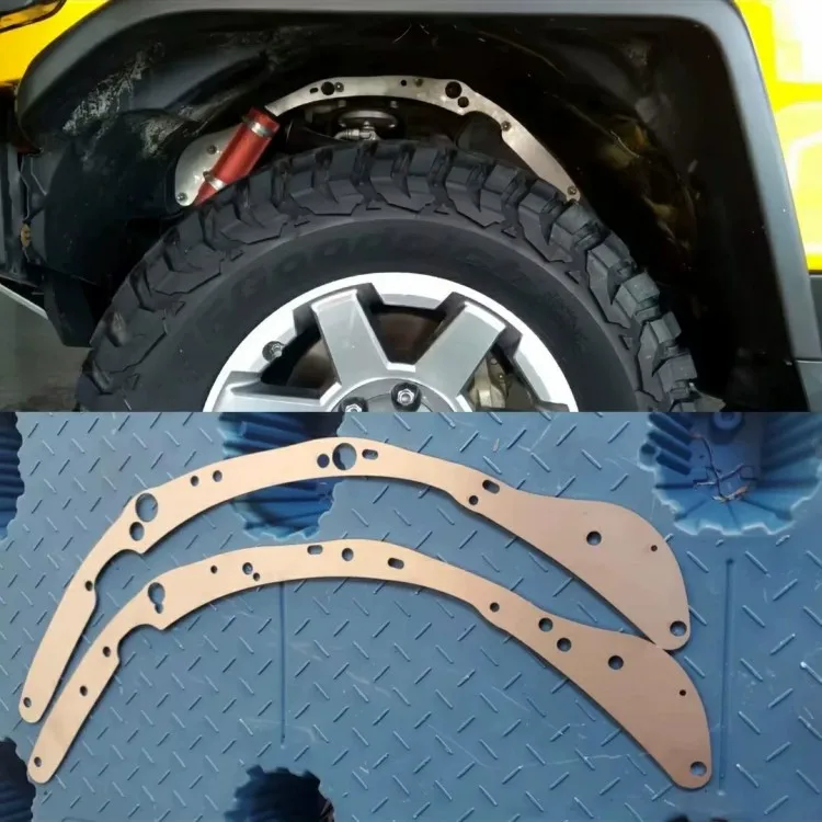 

New Front Wheel Girder Inner Protective Reinforcement Accessories Fender Wheel Spin Reinforcement for Toyota Prado LC120