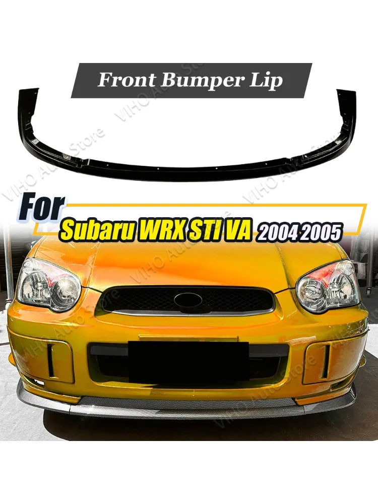 Przedni Splitter Spojler Dyfuzor Dolny Listwa Ozdobna Body Kit Canards Subaru Impreza WRX STI VA 2004 2005 — 2
