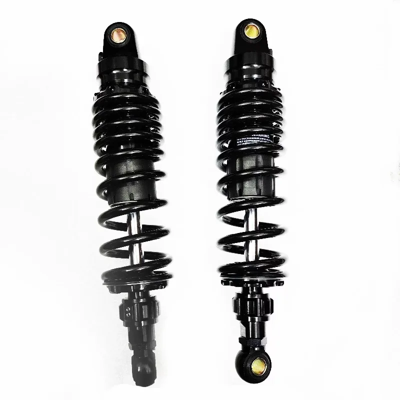 One Pair 305mm 320mm 330mm 340mm 350mm 360mm 8mm Spring  Shock Absorber Adjust Rear Suspe nsion for Yama ha Hon da Suz uki