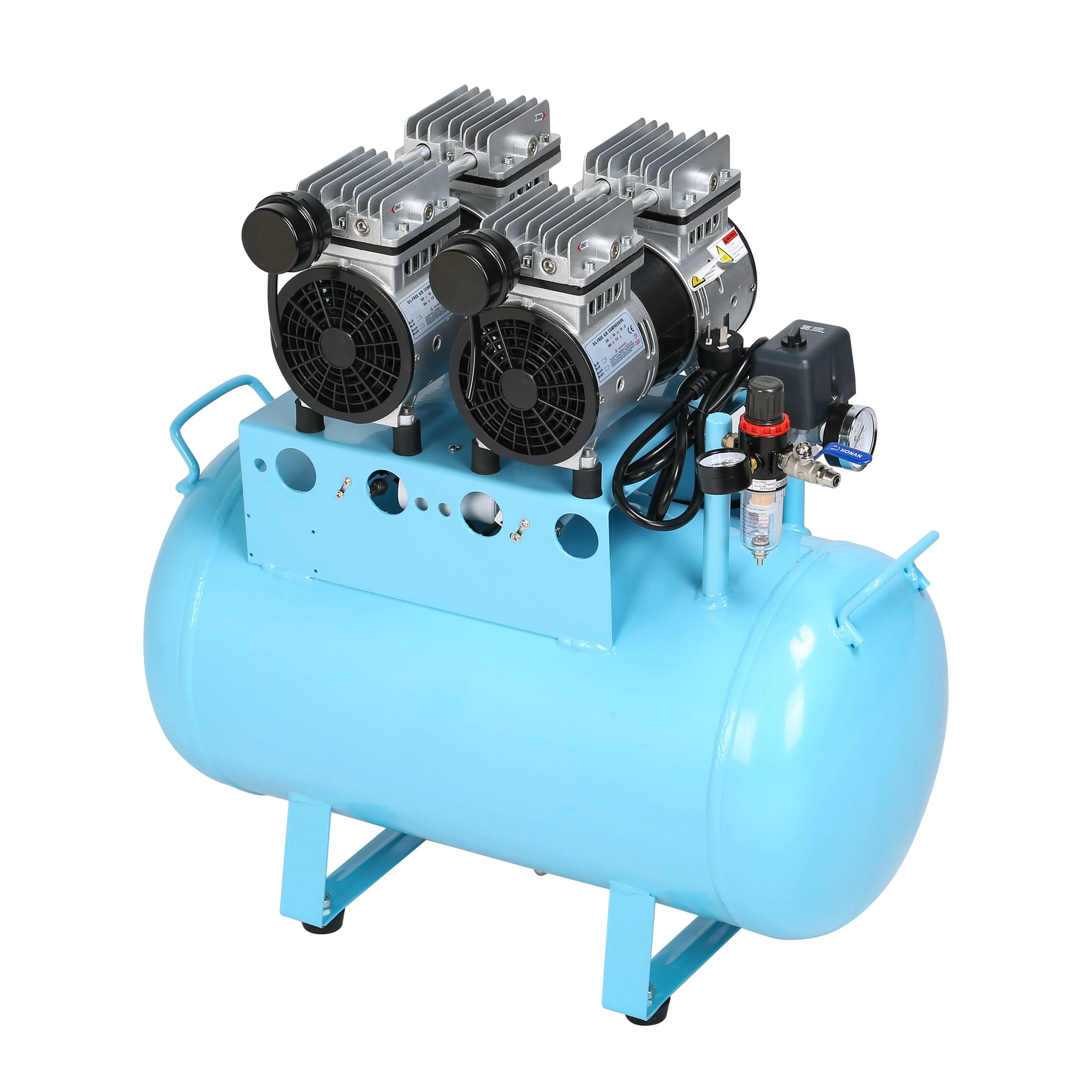 

Excellent AC-C102 60L Oil Free den tal Air Compressor Medical den tal Clinic Silent Aor Compressor