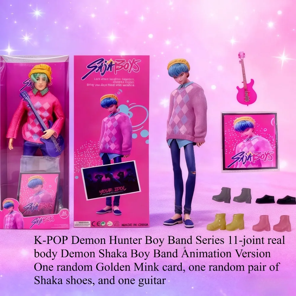 Demon Saga Anime Poseable Figure 11 Joints K-POP هدية قابلة للجمع لقضاء عطلة عيد الميلاد