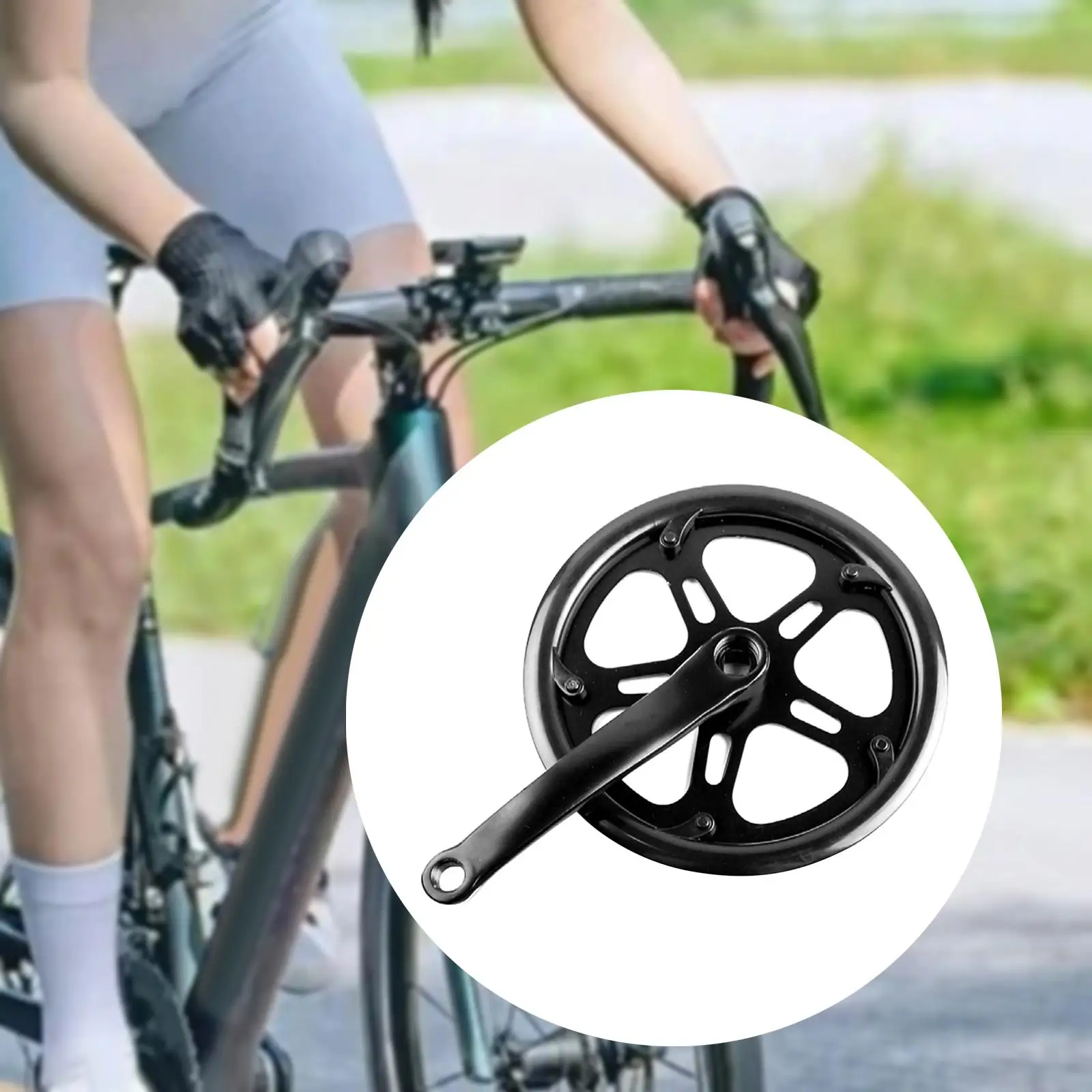 

Замена шатунов для велосипеда, высокопрочный комплект шатунов для велосипеда, комплект компонентов, квадратный конус, шатуны для велосипеда, 170 мм