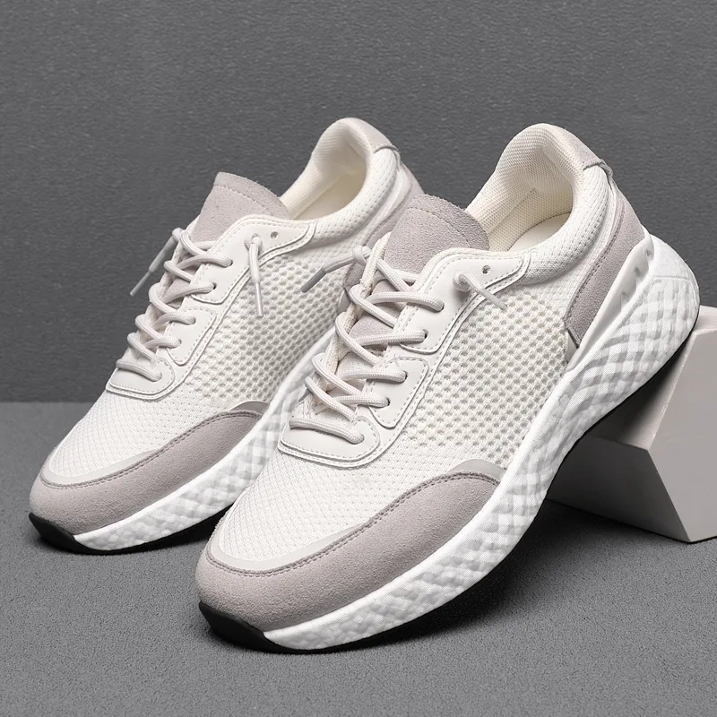 

Новые мужские повседневные кроссовки из дышащей сетки: стильные, удобные, для улицы и спорта