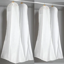 Wedding Dress Dust Cover Zipper Gown Dustproof Cover Storage Bag Foldable Garment Clothes Case Protector 2024 High Quality