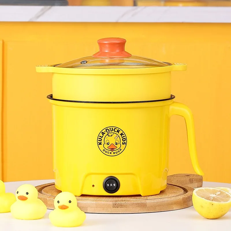 220V 18CM home Kitchen Appliances  mini electric lunch box rice cooker bear  pressure cooker 1 ~ 2 person Skillet  Food Steamers