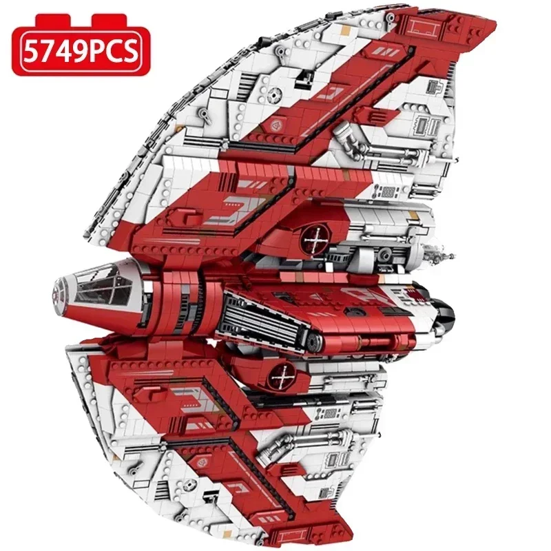 Espaçonave Model Building Blocks para Crianças, UCS T6-Shuttle, Space Jet, Aircraft Bricks, DeskTop Display Brinquedos, Presente de Aniversário, MOC