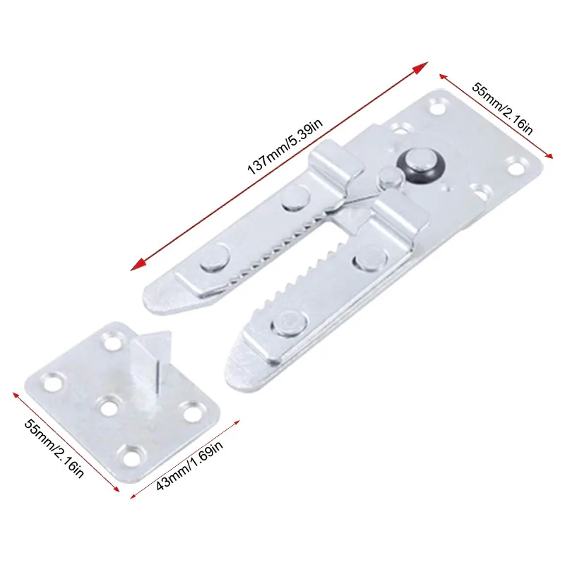 Imagem -02 - Dobradiças do Sofá Suporte Conectores Articulares Ajustáveis Dobradiça Metálica Combinação de Vários Móveis Dobradiça para Móveis Domésticos Pcs