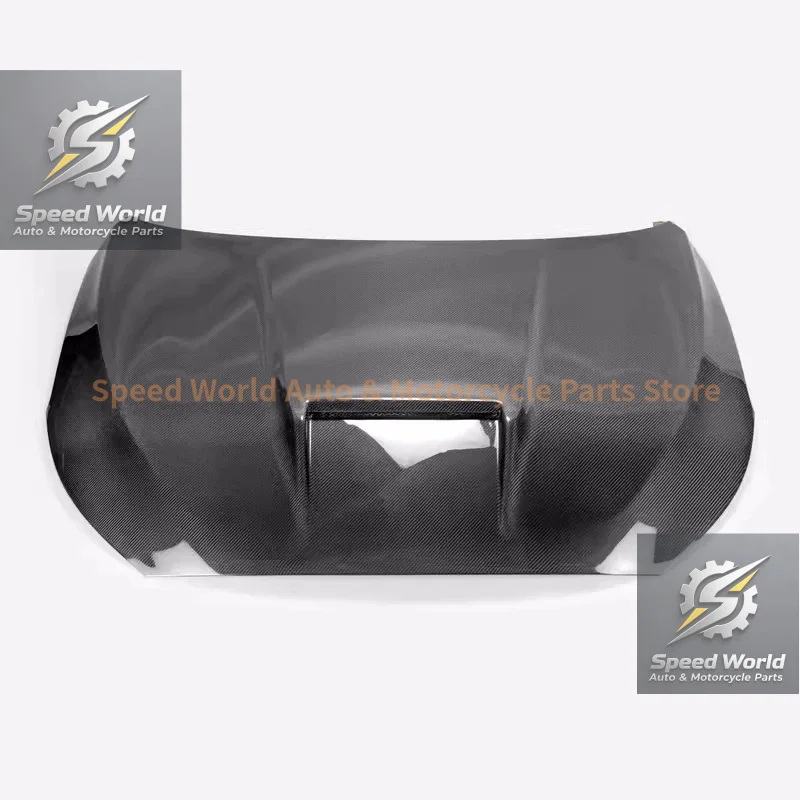 Carbon Fiber Engine Cover For Veloster 19 Modified Bonnet Hood Scoop Body Kit Car Accessories