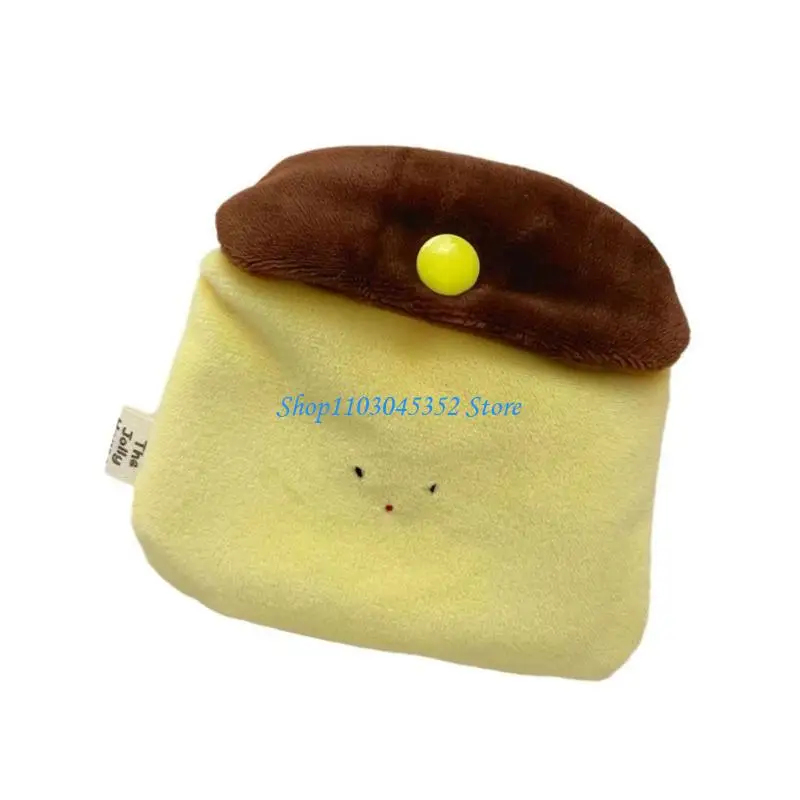 A3PE Cartoon morbido peluche e peluche e moneta Pratica Borsa stoccaggio del rossetto per appassionati e studenti
