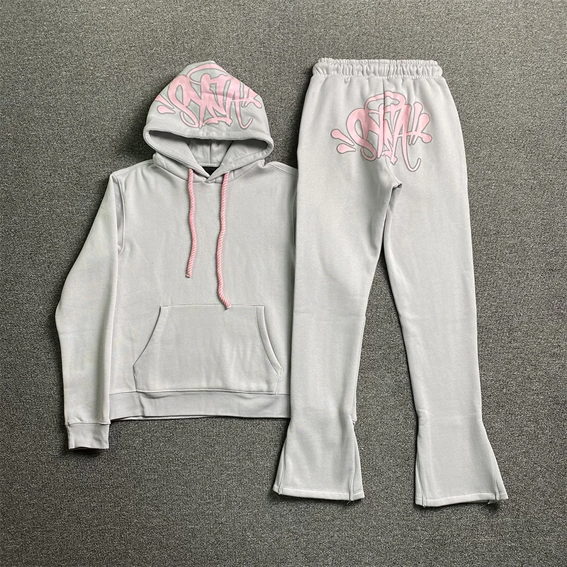 Syna World Hoodie and Sweatpants Set High Quality Y2K Harajuku Streetwear Designer Clothes Mens Synaworld Tracksuits