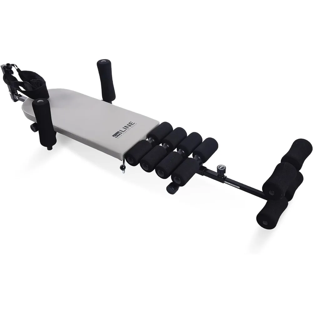 

Inline Back Stretch Bench with Cervical Traction - Back Decompression