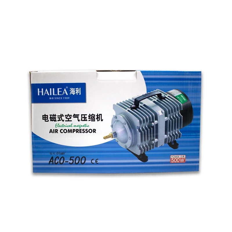 HAILEA ACO Aquarium Elektromagnetische Luchtpomp Beluchtingspomp High Power Zuurstof Pomp Beluchter Oxygenator Visvijver 300W 380W 500W
