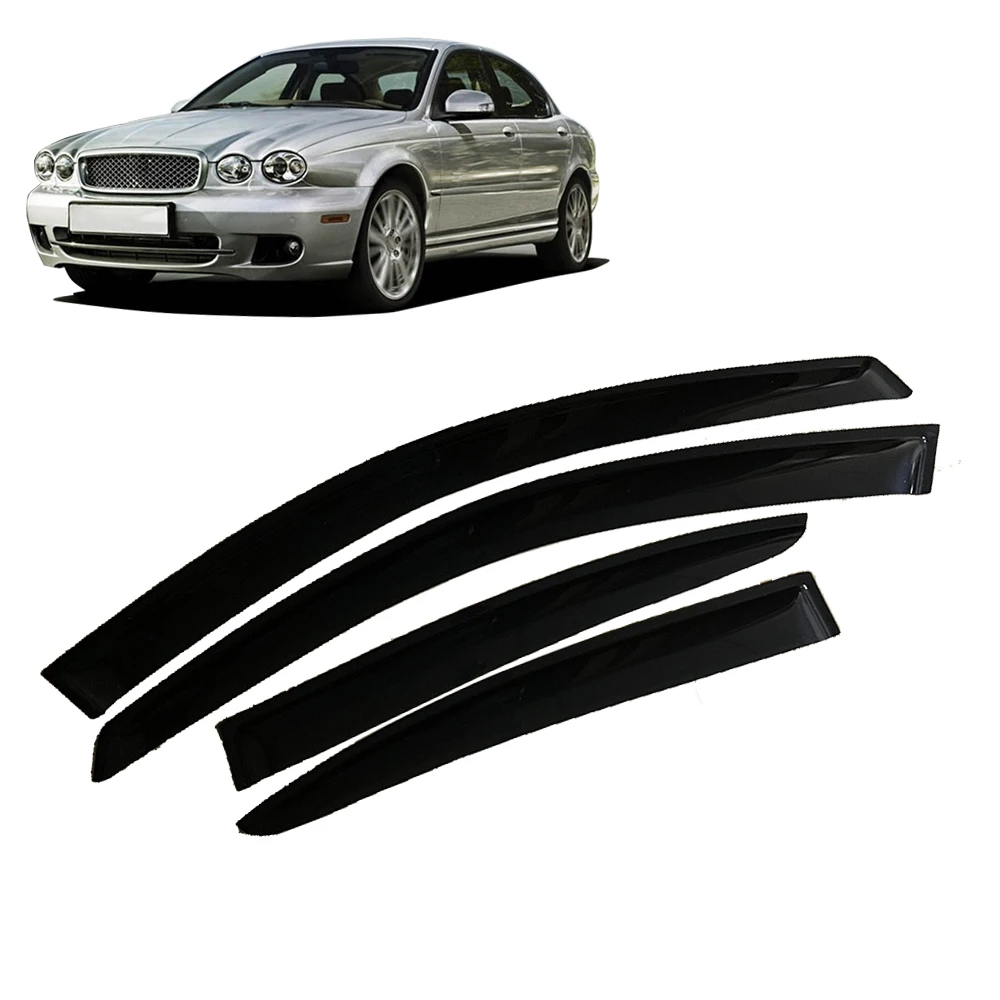 

Window Visor for JAGUAR X-TYPE 2002 2003 2004 2005 2006 2007 2008 2009 2010 2011 Wind Deflectors Rain Guards Door Visor Vent