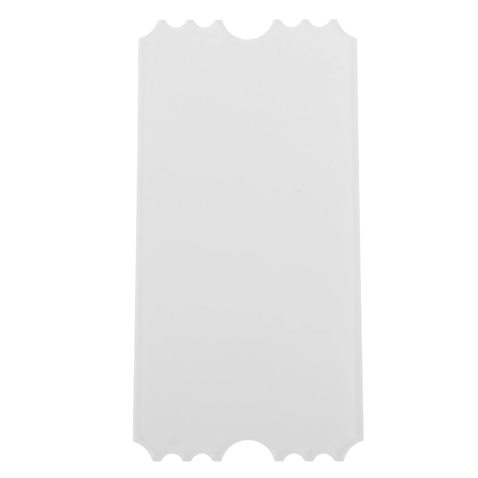 

Heat Transfer Sublimation Tickets Blank Acrylic Concert Raffle Ticket Products Carnival Drink Tokens Prize Event Ornament Sheet