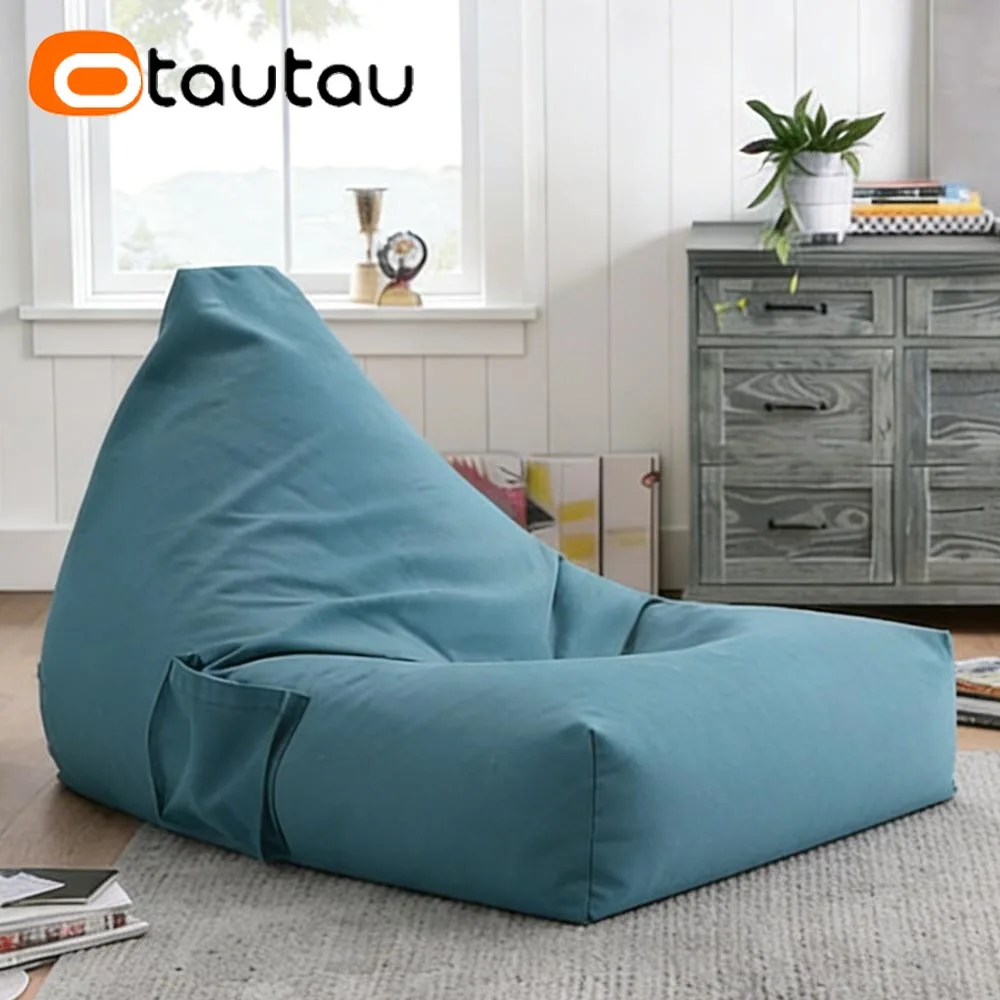 

Чехол для кресла-мешка OTAUTAU из мягкого хлопка, напольный пуф-шезлонг, чехол для кресла-мешка SF575【Наполнитель не входит в комплект! Пожалуйста, приобретите наполнитель самостоятельно!】