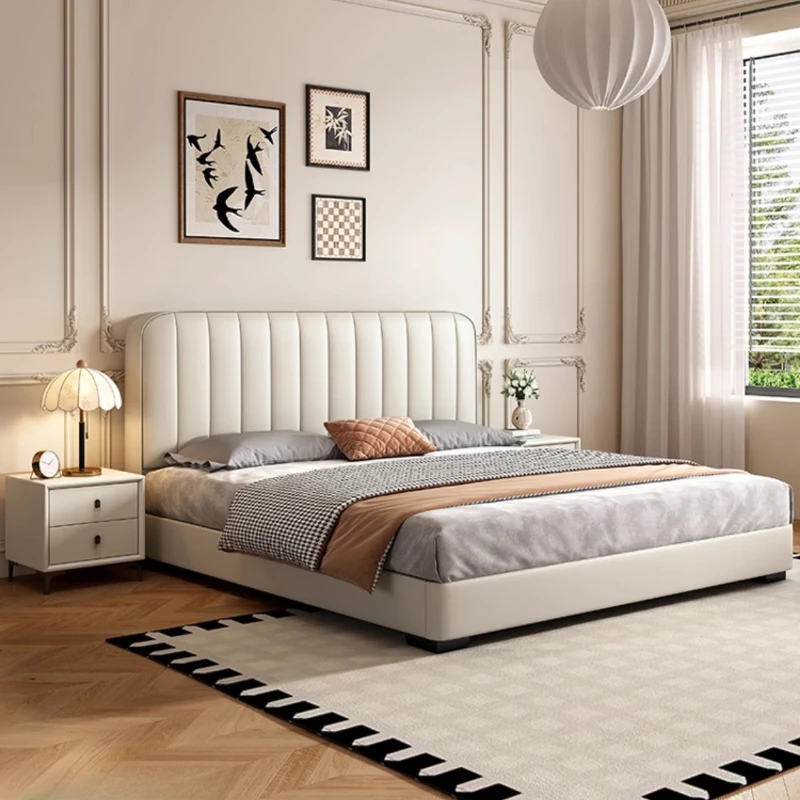 

Двуспальные кровати-органайзеры, эстетические мягкие французские приставные столики, современные спальные кровати Camas Matrimoniales, аксессуары для дома