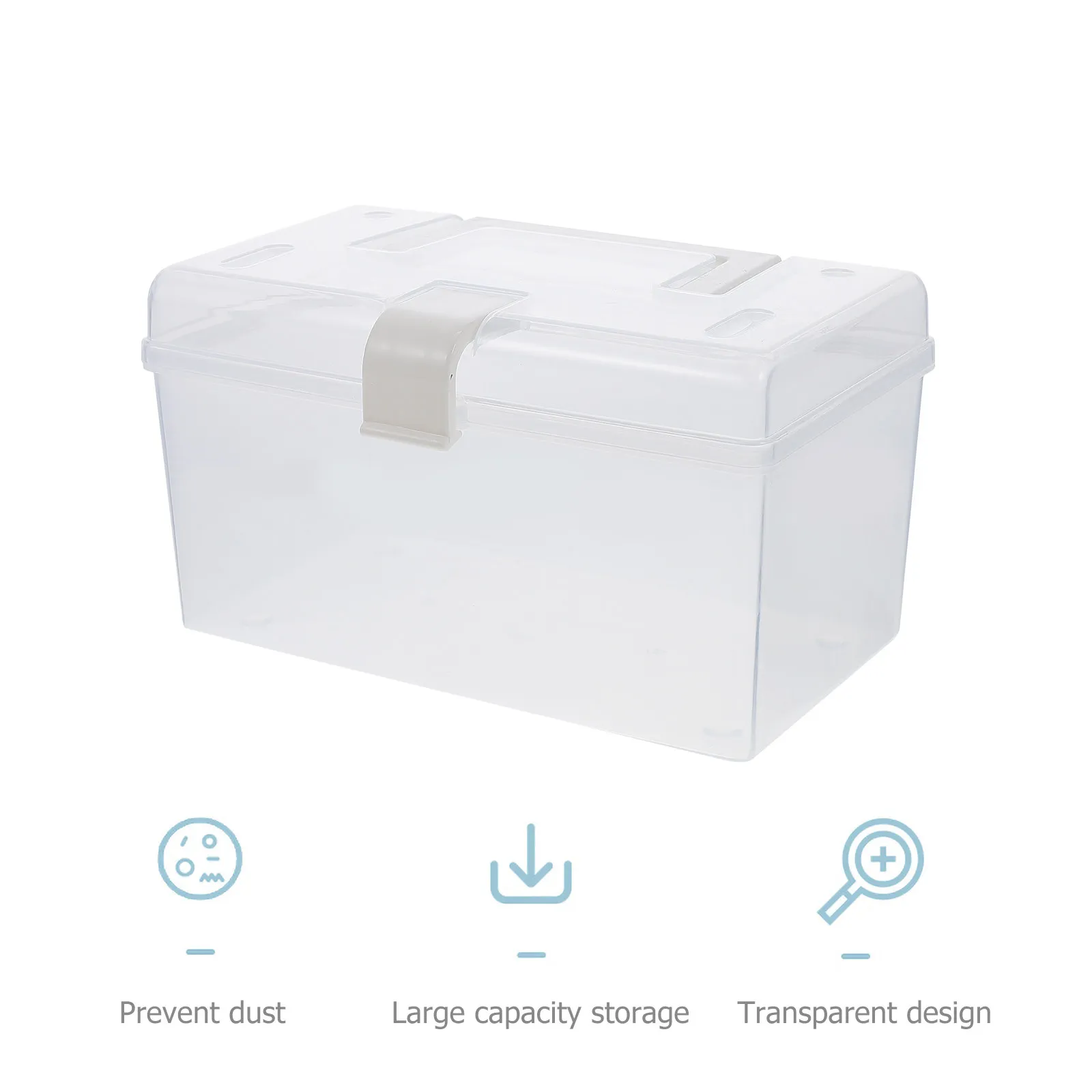 

Portable Dustproof Storage Box for Face Mask Compact Lightweight Drawer Cabinet Container Environmental Protection Easy