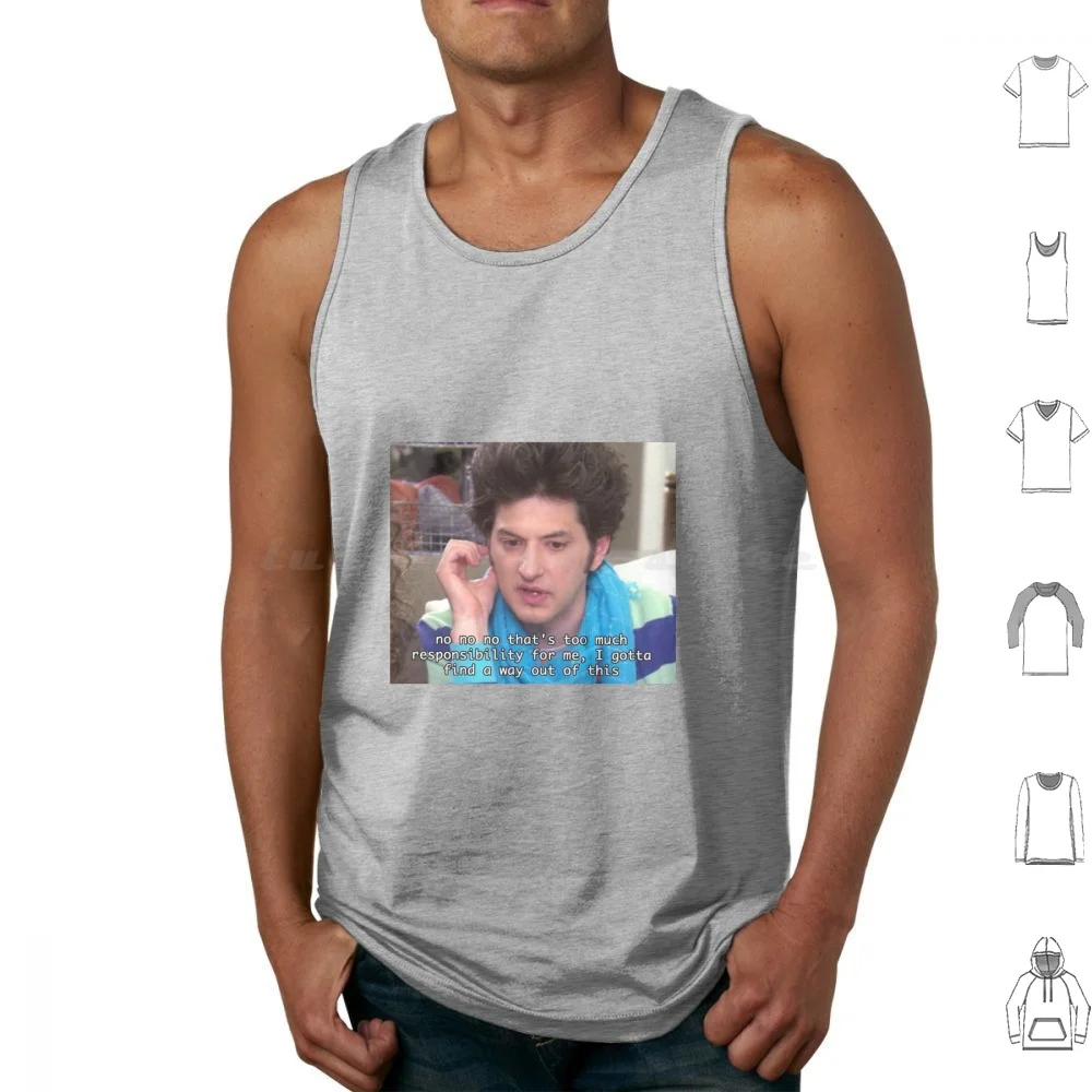 Too Much Responsibility For Me. Tank Tops Vest Sleeveless Parks And Recreation Parks Parks And Rec Amy Poehler Ben Schwartz