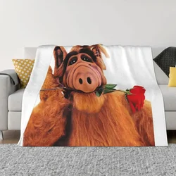 Alf Throw Blanket Decoratives bed plaid fluffy Large Blankets