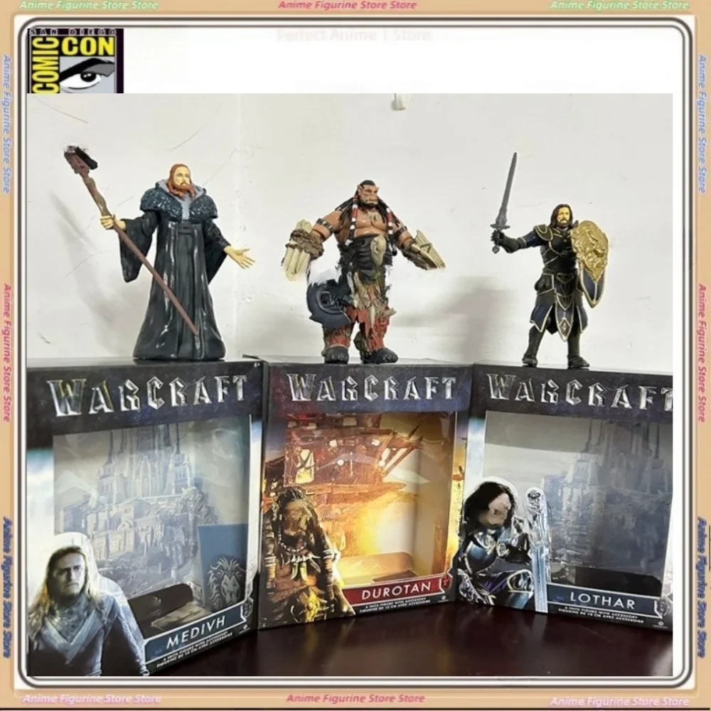 WOW Game World Of Warcraft أنيمي الشكل Durotan Lothar Medivh عمل أرقام نموذج جمع لعبة مشتركة المنقولة ديكور هدية عيد ميلاد #1