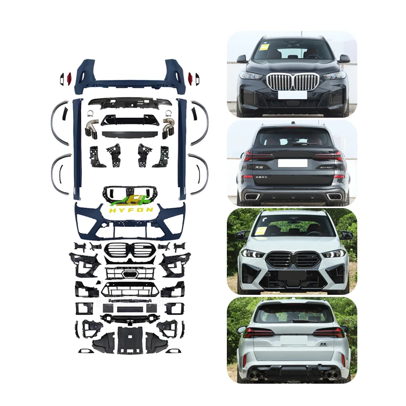 

Upgrade Modification KitFor BMWS X5 G05 G18 G05Lci 2023-2024 Upgrade 2023-2024 F95 Lci X5M Body Kit Front Bumper Rear Bumper Sid