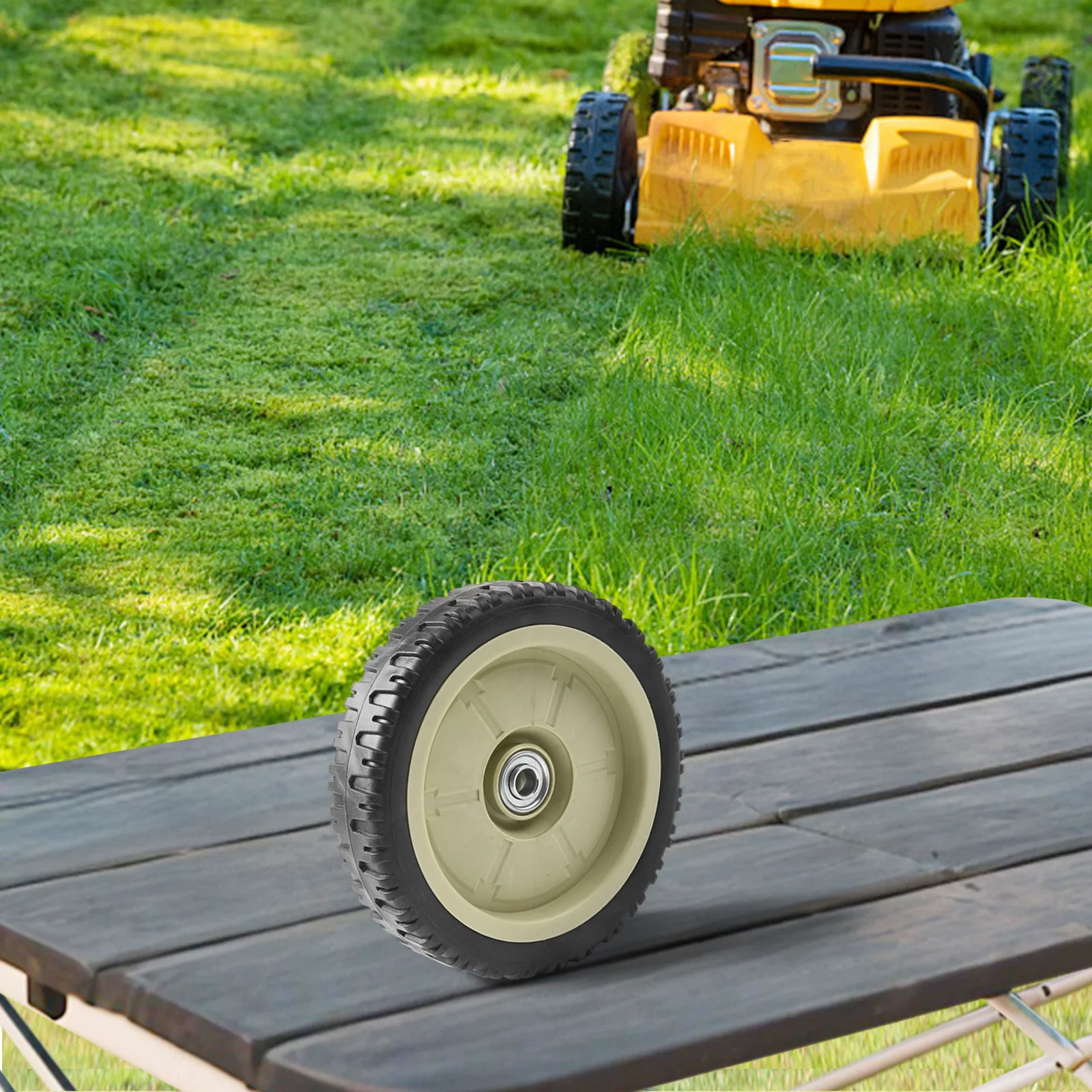 Alat Berkebun Perawatan Rumput Roda Mesin Pemotong Rumput Peralatan Perawatan Rumput Roda Penyesuaian Roda Mesin Pemotong Cocok Untuk Memotong Rumput