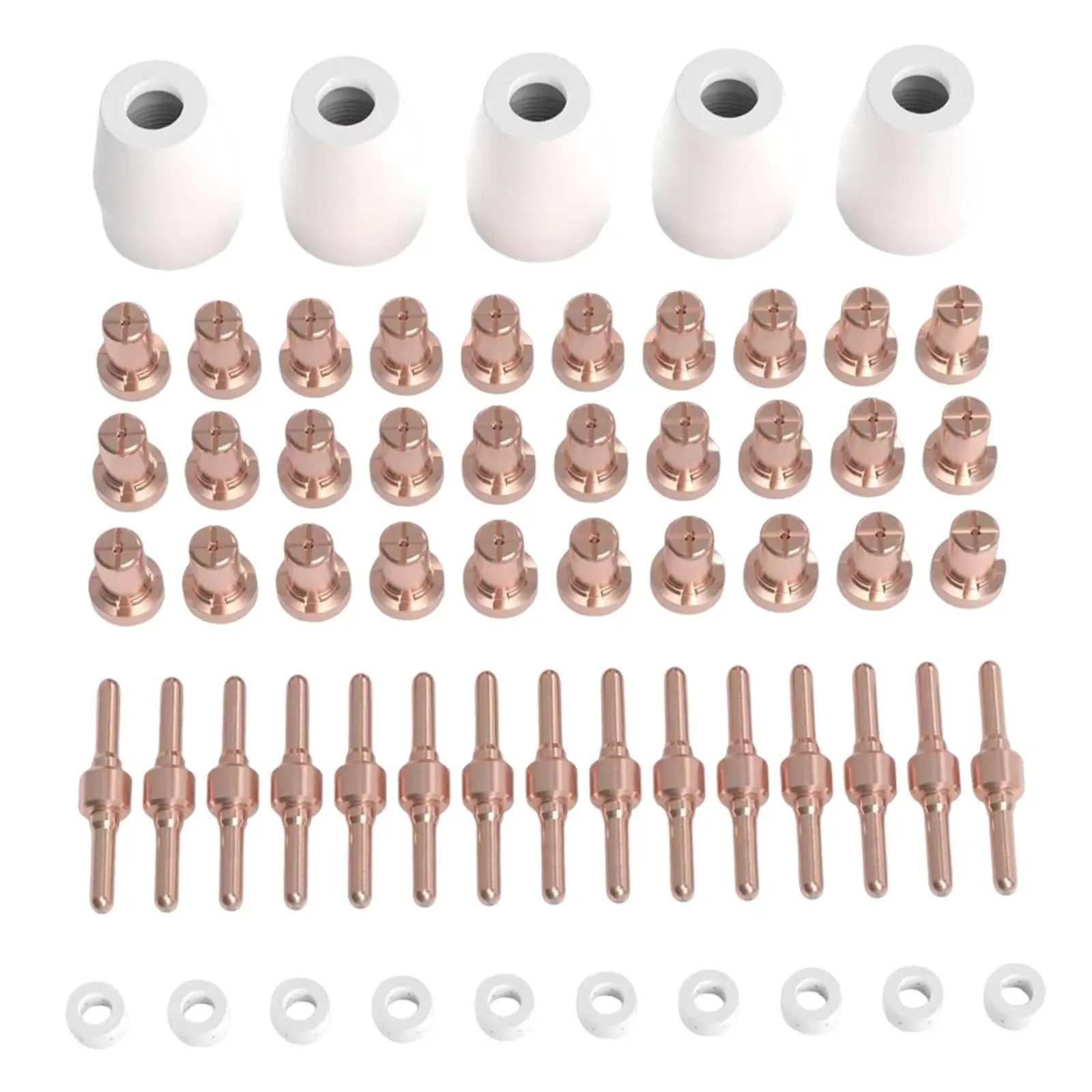 60x consumíveis de corte consumíveis de corte de ar acessórios de equipamentos de soldagem para Cut-40D ct518D ct416