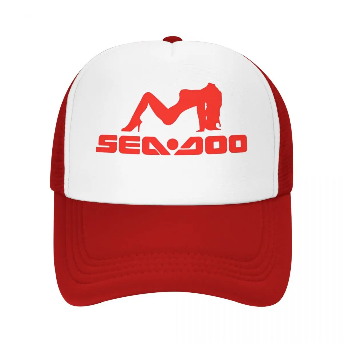 Seadoo Watercraft Pontoon Jetski Boats Logo Mesh Baseball Cap Unisex Sun Hat Adjustable Snapback Caps Wholesale New Trucker Caps