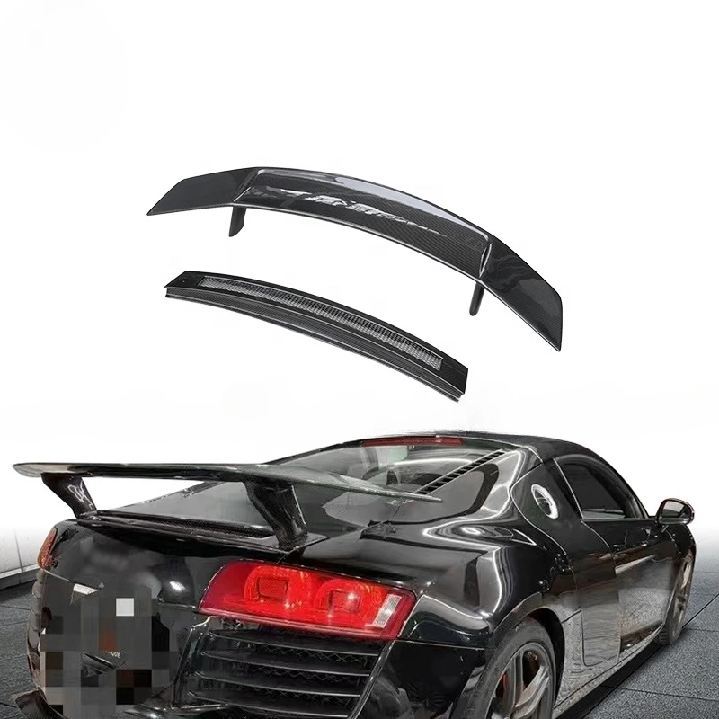 Car Styling Vors Style Carbon Fiber Rear Wing Spoiler For  R8 2008-2015 Modelcustom