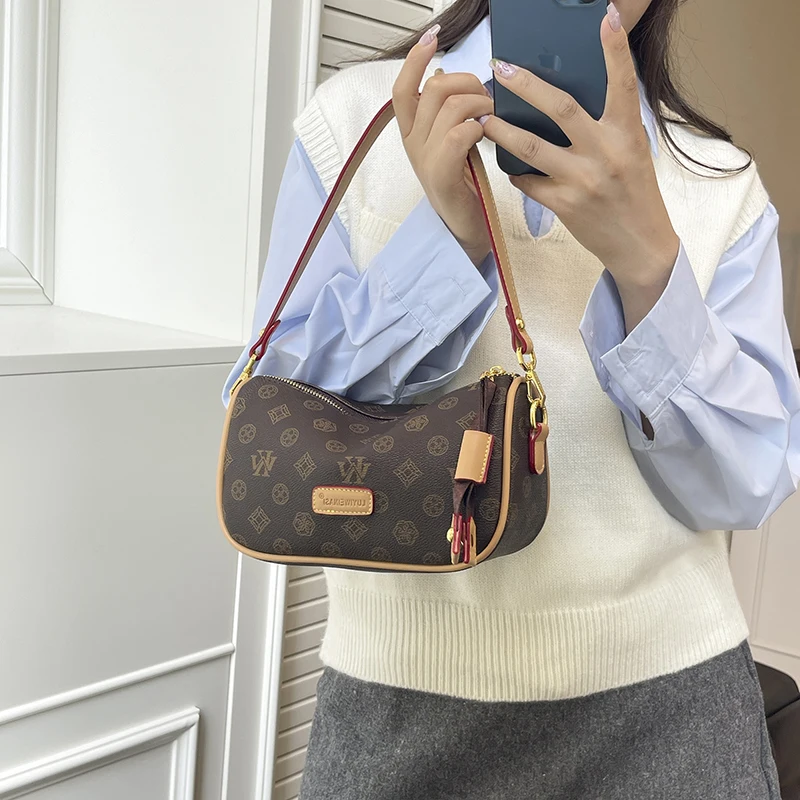Sac à main de marque de luxe pour femmes, sac messager populaire pour dames élégantes, Design d'épaule classique