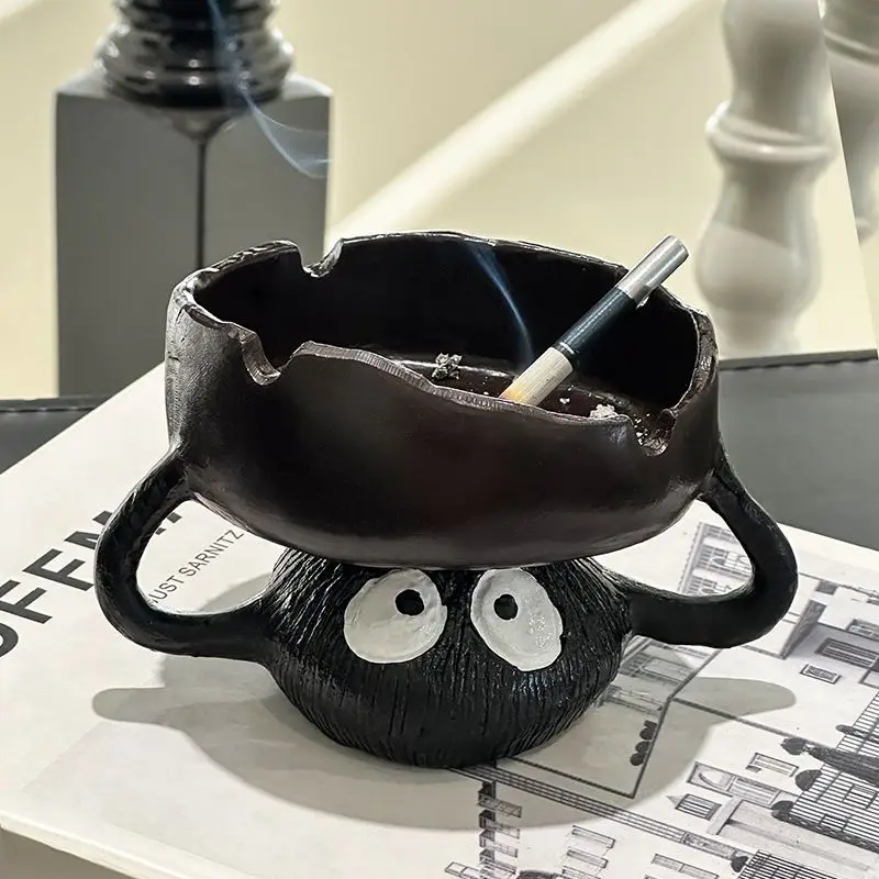 

Cute Cartoon Ashtray - Creative Home Decor for Living Room Table & Office Desk, Multi-functional Shape Candle Creative Holder