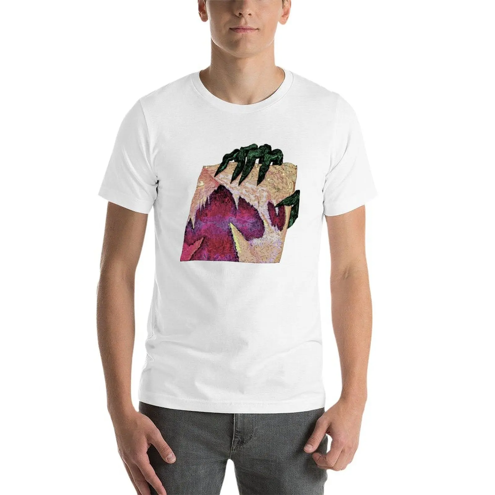 تي شيرت قطني رجل ريف من القطن للرجال من القطن 100 تي شيرت بالمائة للقمصان الرجالية العصا ، تي شيرت Ganglion #4