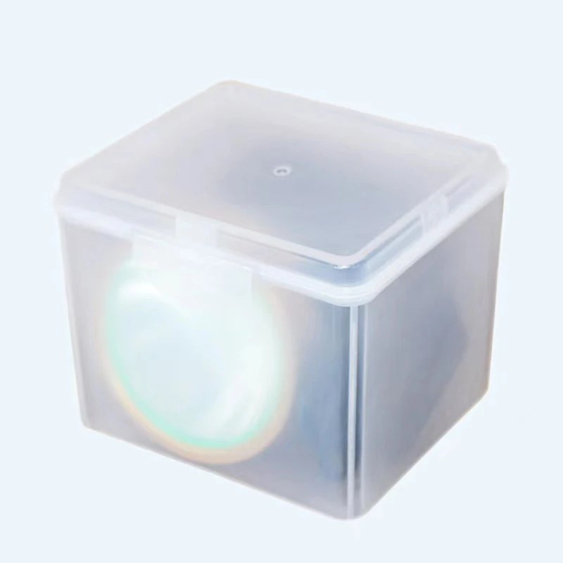 Transparent Flip Storage Box, Desktop Storage Box, LED Headlight Packaging, Wearing Headlight Plastic Box